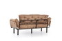 Atelier Del Sofa Nitta Triple - Marrón claro